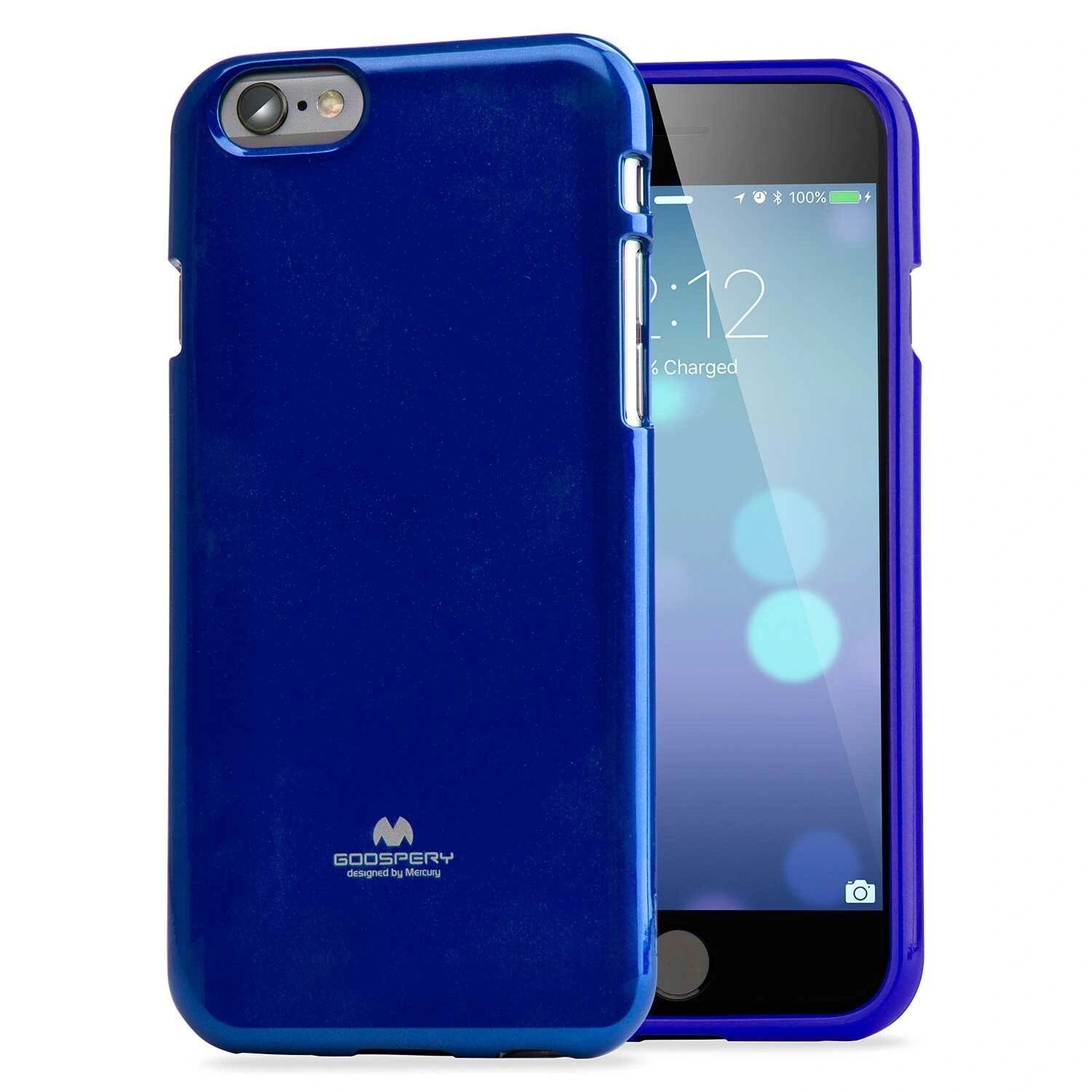 Mercury Pouzdro / kryt pro Apple iPhone 6 / 6S - Mercury, Jelly Case Blue