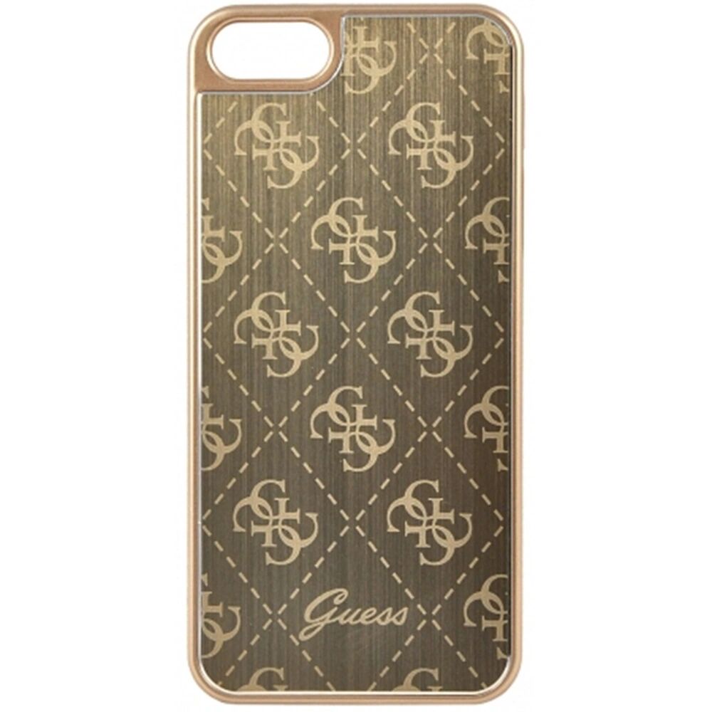 Guess Pouzdro / kryt pro Apple iPhone 5 / 5S / SE - Guess, 4G Aluminum Gold