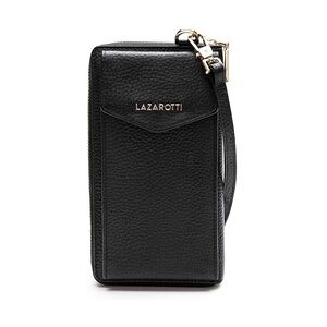 Lazarotti Bologna Leather Handytasche Leder 11 cm Zubehör Schwarz Damen