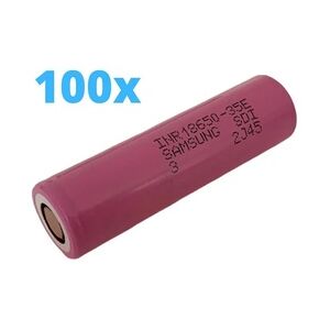 100x Samsung INR18650-35E 3500mAh 3,7V - 18650 Akku 35E