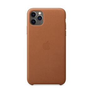 MediaRuler Apple Leder Case (iPhone 11 Pro Max) Sattelbraun