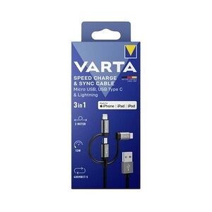 Varta 57937 101 111 Ladegerät für Mobilgeräte Universal Lightning, USB Drinnen