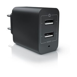 Aplic USB-Ladegerät 4800 mA, 2-Port Netzteil für Handy/Smartphone/Tablet, 4800mA - 2400mA je Port