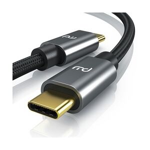 Primewire 2m USB C 3.2 Kabel Gen 2x2-100W PowerDelivery Ladekabel - Datenkabel 20 Gbit/s - Schnellladekabel - USB 3.2 Gen2x2 - Nylonummantelung - 2m