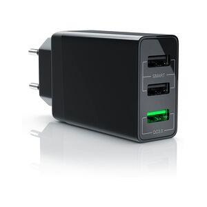 Aplic USB-Ladegerät 3000 mA, 3-Port Netzteil, Quick Charge 3.0, 2x USB Port + 1x QC 3.0 Port