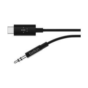 Belkin RockStarTM 3.5mm Audio Cable with USB-CTM Connector Audio-Kabel USB C Schwarz