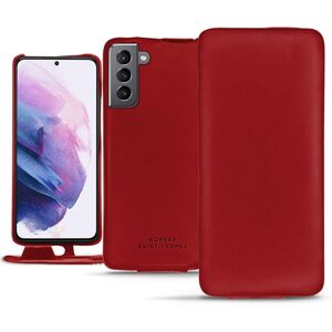 Noreve Lederschutzhülle Samsung Galaxy S21 Évolution Rouge PU