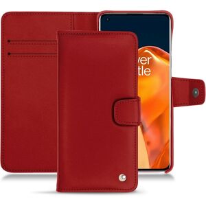 Noreve Lederschutzhülle OnePlus 9 Pro Perpétuelle Rouge