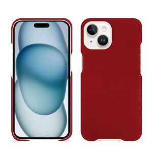 Noreve Lederschutzhülle Apple iPhone 15 Perpétuelle Rouge
