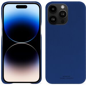 Noreve Lederschutzhülle Apple iPhone 15 Pro Max Évolution Bleu Océan PU