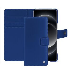 Noreve Lederschutzhülle Xiaomi 14 Ultra Perpétuelle Bleu océan