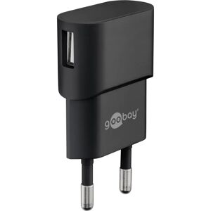 Goobay Micro-USB-Netzteil komplett - Micro-USB-Ladegerät - USB-2.0-Mikrostecker