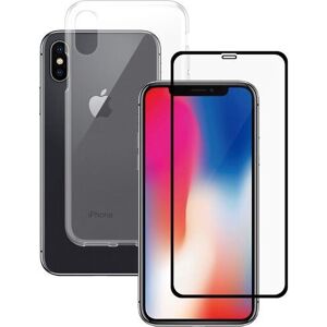 Hülle transparent & Displayschutz   PanzerGlass™   iPhone X/Xs