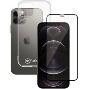 Hülle transparent & Displayschutz Refurbed   PanzerGlass™   iPhone 12/12 Pro