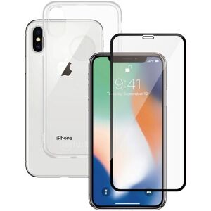 Hülle transparent & Displayschutz Refurbed   PanzerGlass™   iPhone X/XS