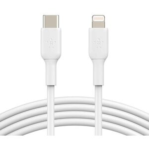 Belkin Kabel (USB-C + Lightning)   weiß