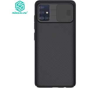 Nillkin Camshield Case Für Samsung Galaxy A51 Scrub Hartschale Mit Black Slide Glossy Mirror