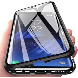 Reggo 360 Vollschutz-Magnethülle Für Samsung Galaxy S24 S23 S22 Ultra S21 Fe S20 Plus Note 20 10 9 8 A12 A22 A32 A51 A50 Doppelseitige Glasabdeckung