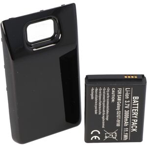 AccuCell Akku mit Zusatzdeckel passend für SAMSUNG EB-F1A2GBU, Samsung Galaxy S 2, Samsung GT-I9100, 3000mAh