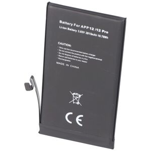 AccuCell Akku passend für Apple iPhone 12/12 Pro, Li-Polymer, 3,83V, 2815mAh, 10,78Wh, built-in, ohne Werkzeug