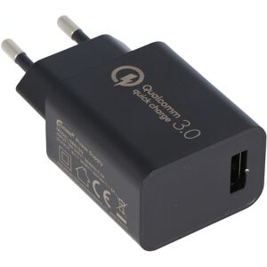 AccuCell Ultra schnelles laden, USB-Netzteil QC3.0 5V 3A, 9V 2A und 12V 1,5A DBS15Q Quick Charge 18W