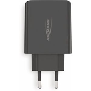 ANSMANN USB-Ladegerät HC430, 30 W, 5 V, 3 A, 4-Port, schwarz