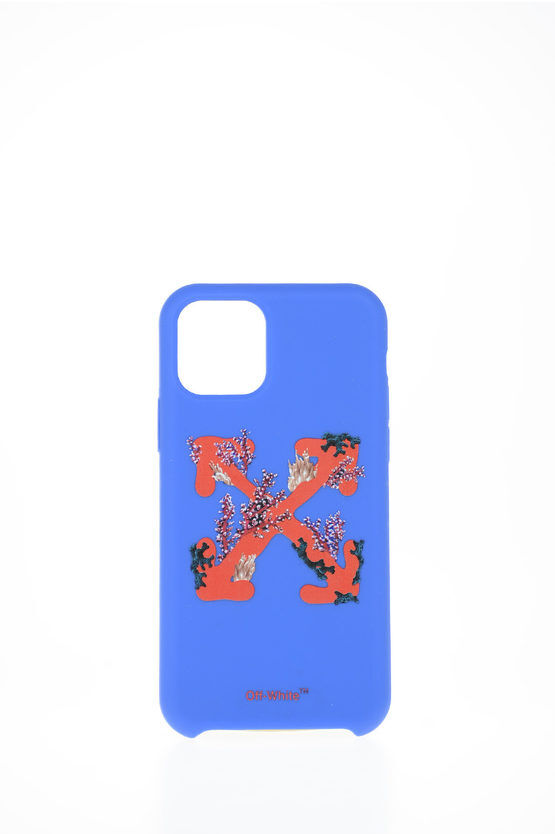 Off-White Iphone 11 Pro Corals Print Cover Case with Logo Größe Unica