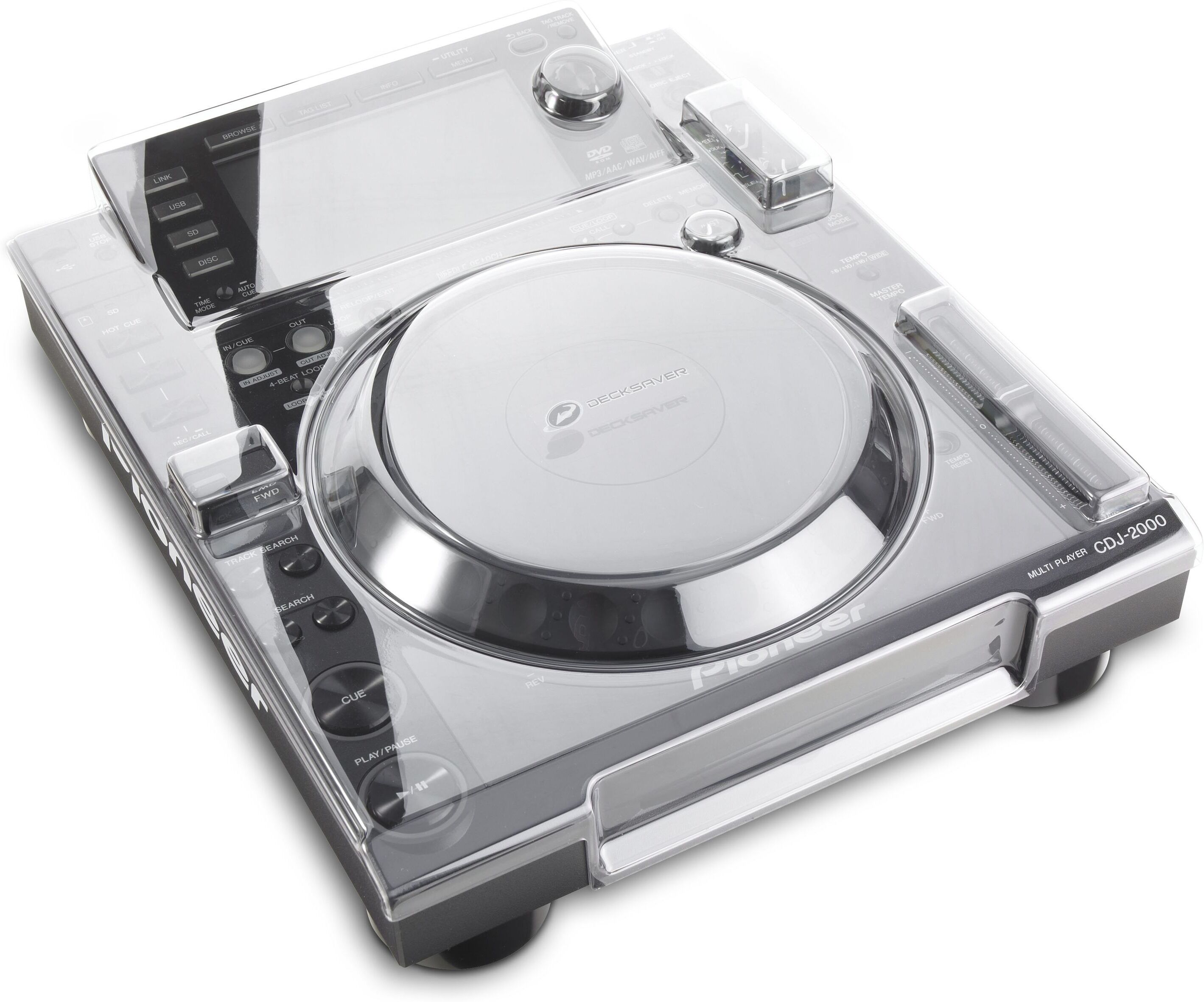 Decksaver - Pioneer CDJ-2000 Cover incl. Faceplate