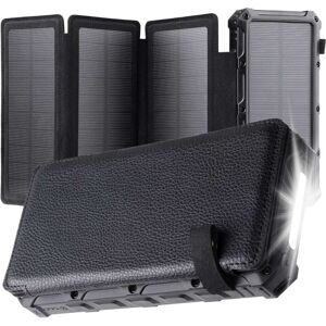 BayOne Solcelleoplader Powerbank Survival Tool 20000mAh Solar Power Bank