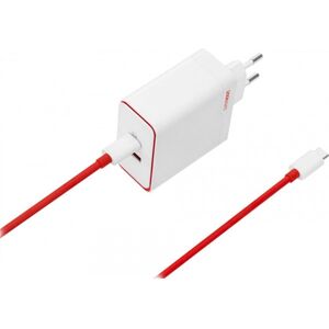 OnePlus SUPERVOOC 100W Dual Ports Power Adapter -netværksoplader, hvid