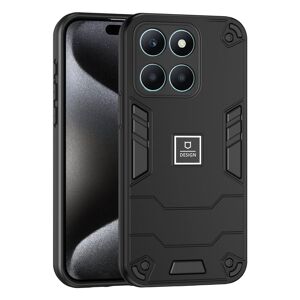 My Store For Honor X6a 2 in 1 Shockproof Phone Case(Black)