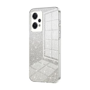My Store For OnePlus Nord CE 2 Lite 5G Gradient Glitter Powder Electroplated Phone Case(Transparent)
