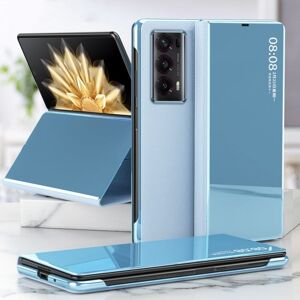 My Store For Honor Magic V2 Electroplated Mirror Protective Phone Case with Holder(Blue)