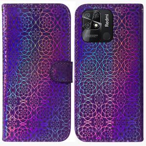 My Store For Xiaomi Redmi 10C Colorful Magnetic Buckle Leather Phone Case(Purple)
