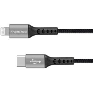 KrügerMatz USB Type C kabel - Lightning C94 MFi stik 1 m Kruger&Matz