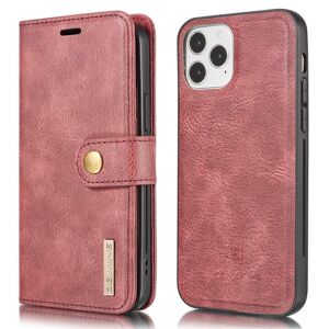 MTK DG.MING For iPhone 13 Stylish Wallet Case - Red