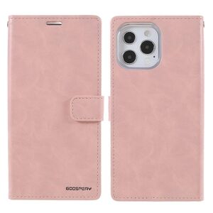 Mercury GOOSPERY Blue Moon Wallet Case iPhone 13 Pro Max - Pink