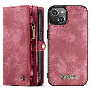 CASEME iPhone 13 Mini 2-in-1 Wallet Phone Shell - Red
