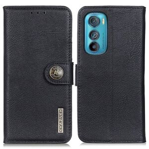 MTK KHAZNEH Wallet Stand Case for Motorola Edge 30  - Black