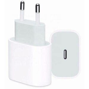 I Charger iPhone charger for Apple 12 Pro Max USB-C power adapter 20W PD White