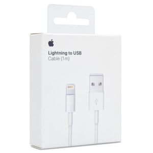 Apple USB till lightning-kabel, 1m, vit