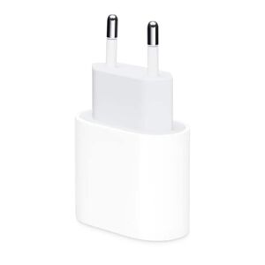 Apple (MHJE3ZM/A) USB-C, Strømadapter, Vægoplader, 20W, Bulk, Hvid