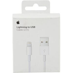 Apple Lightning-kabel, USB til Lightning, 2m, hvid, MD819ZM/A (Blister)