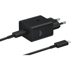 Samsung Original Oplader med Kabel 45W Power Adapter Sort