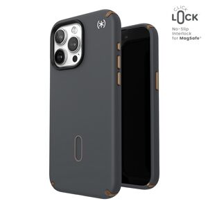 Forcetop Speck Presidio2 Pro ClickLock & MagSafe - iPhone 15 Pro Max-etui (Koksgrå / Cool Bronze)