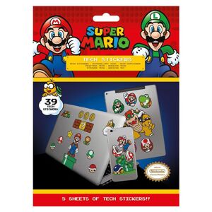 Nintendo Super Mario Mushroom Kingdom Tech Sticker Pack Klistermærker