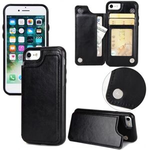 ExpressVaruhuset iPhone 8 Plus Shockproof Cover Card Holder 3-SLOT Flippr