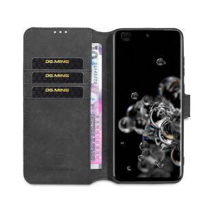 DG Ming DG-Ming Wallet 3-kort til Samsung Galaxy S20 Ultra (SM-G988F) : farve - sort