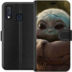 Generic Samsung Galaxy A40 Tegnebogsetui Baby Yoda