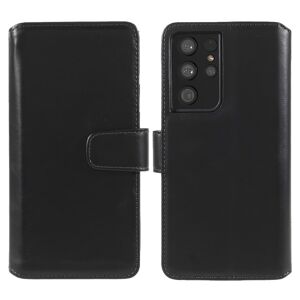Nordic Covers Samsung Galaxy S21 Ultra Etui Essential Leather Raven Black